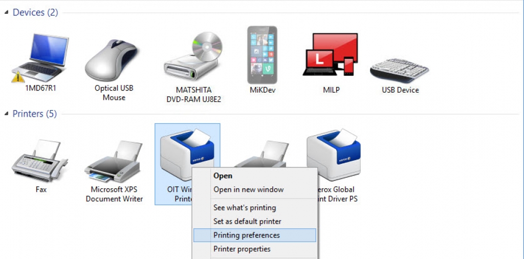 تنظیمات اضافه و حذف کردن پرینتر در ویندوز 10